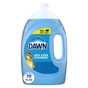 Dawn Ultra Dish Soap Liquid, Dishwashing Liquid, Grease Removal, Original, 70Oz Procter & Gamble