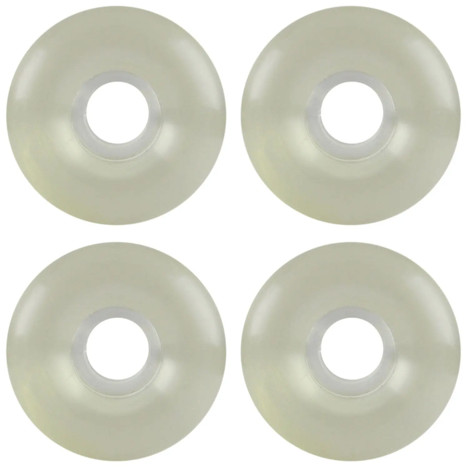 CLEAR GEL Skateboard WHEELS Skateboards 54mm 98A