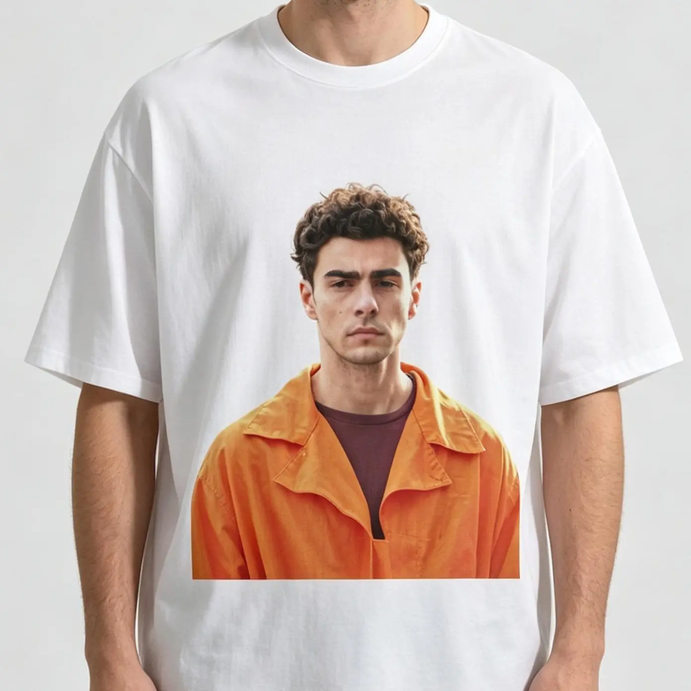 Luigi Mangione Inspired Graphic T-Shirt, Viral News Culture Tee, Internet Trend Statement Shirt, Unisex Casual Streetwear Top