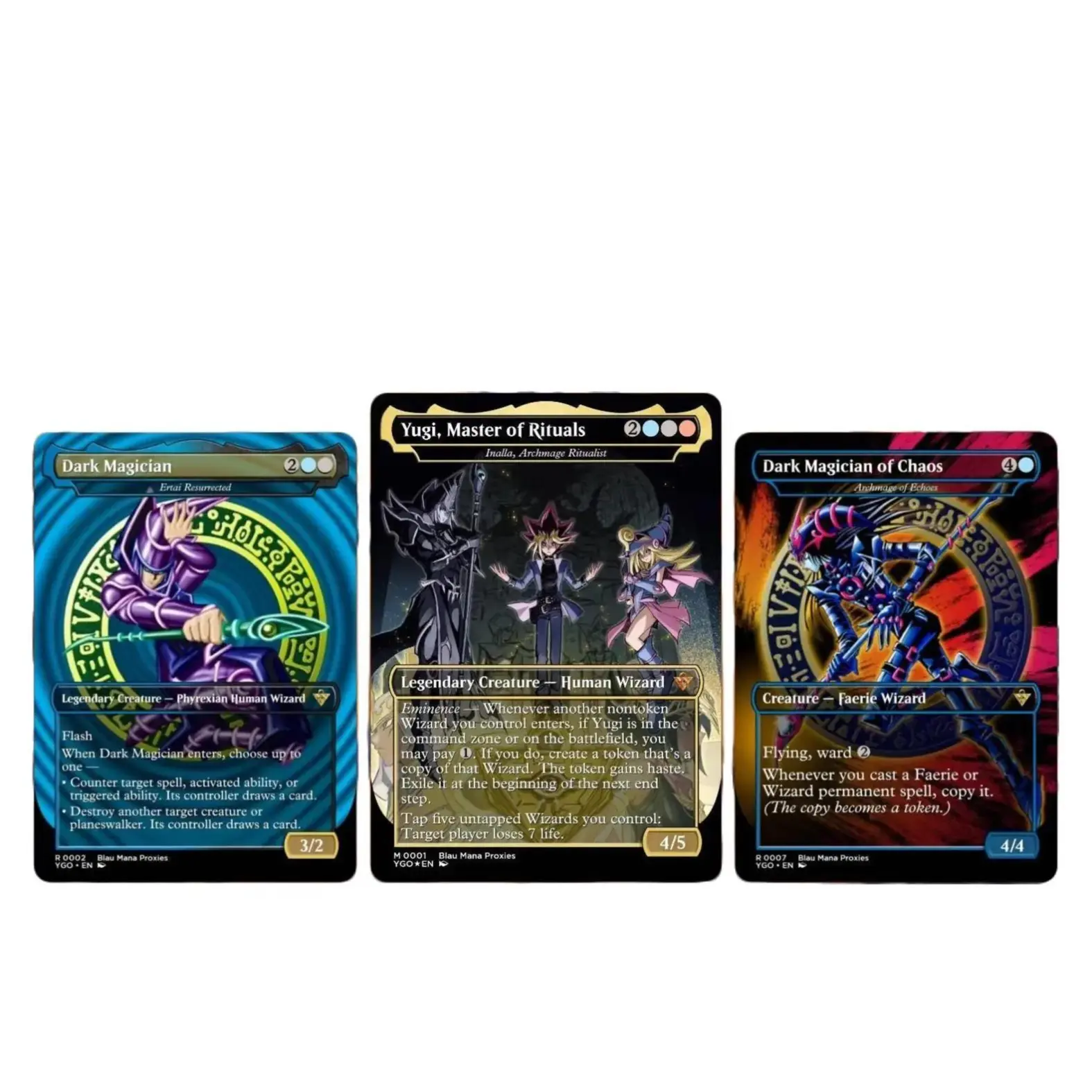 Yu-GiiiOhhhh MTG EDH Commander Proxy Deck - Dark Magic! - Wizards - 100 Cards, 8 Tokens - Magic - Gathering - Yugioh - Proxies - Orica