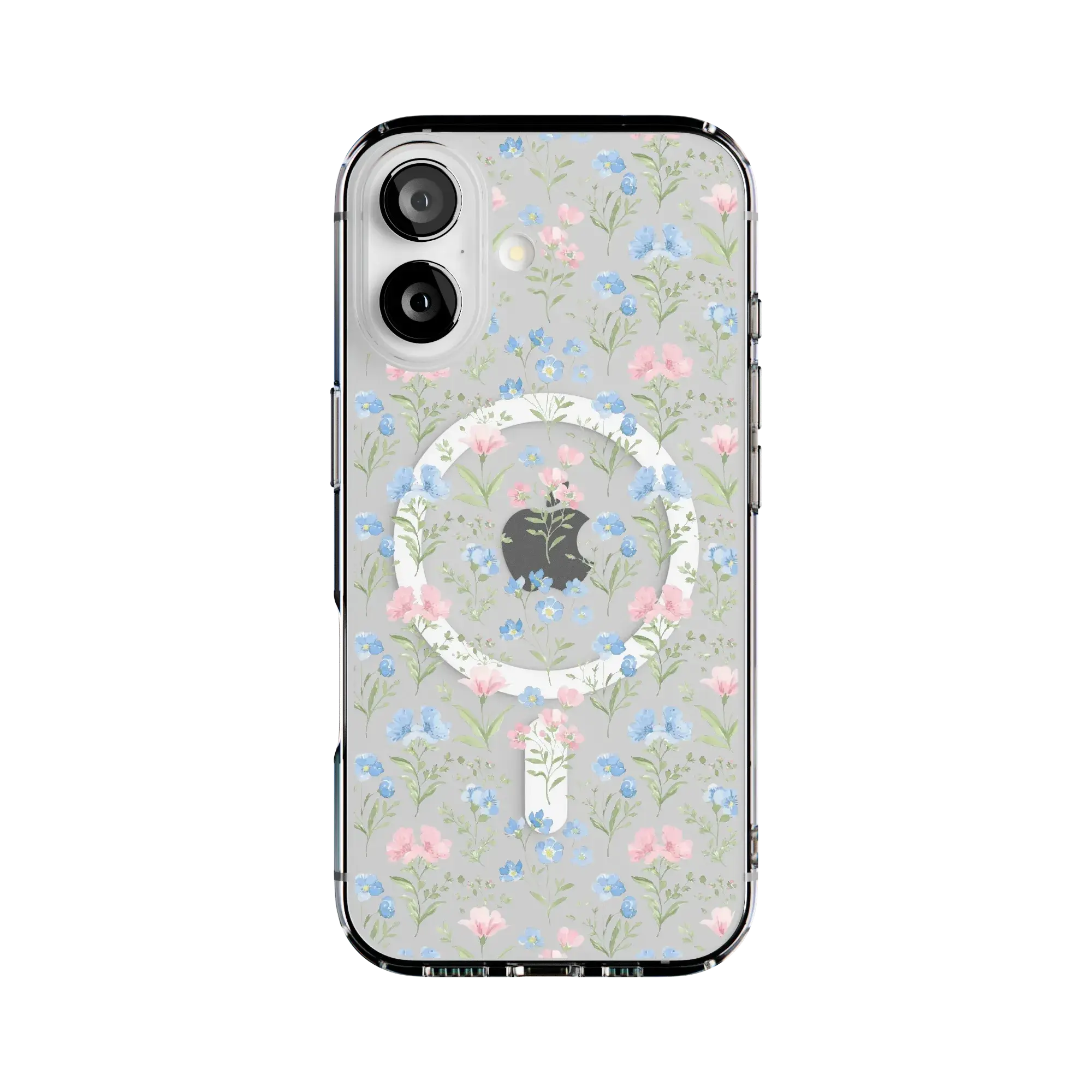 Casely iPhone 17 Case | Sunday Best | Pastel Garden | Clear Classic Ultra-Thin Design | Compatible with MagSafe