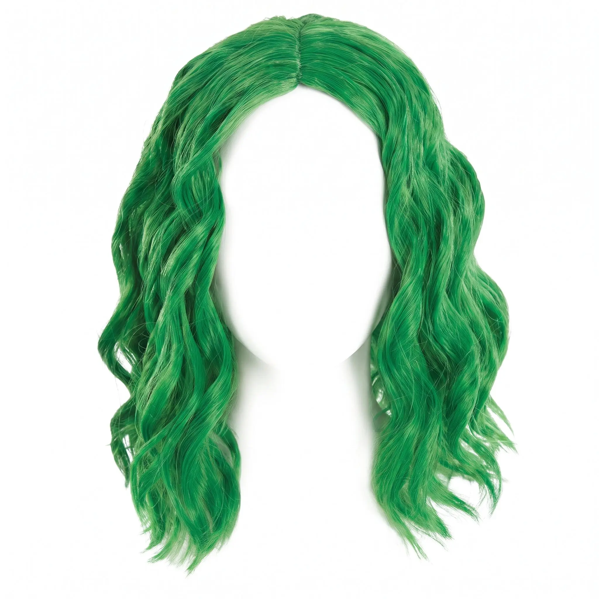 Festive Green Body Wave Wig