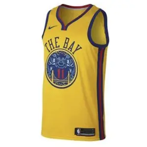 [9Z2B7BY1P-THOMPSON] Youth Nike NBA Golden State Warriors Basketball City Edition Swingman Jersey Thompson