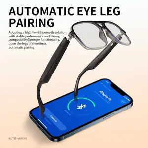 G10Wireless Smart Audio Glasses with Polarized Photochromic Lenses - Bluetooth 5.0 Connectivity, UV400 & Blue Light Protection - Built-in Microphone for Voice Commands and Hands-Free Calls - Adjustable Light Transmission for Outdoor Activities,  Wearable