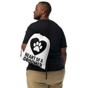 Groomer | Heart | Drawstring Bag