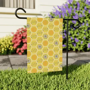 F*ck Trump Honey Bee Garden Flag, Funny Political Yard Flag, Anti Trump Outdoor Decor, Liberal Protest Lawn Flag, Bee Garden Decor