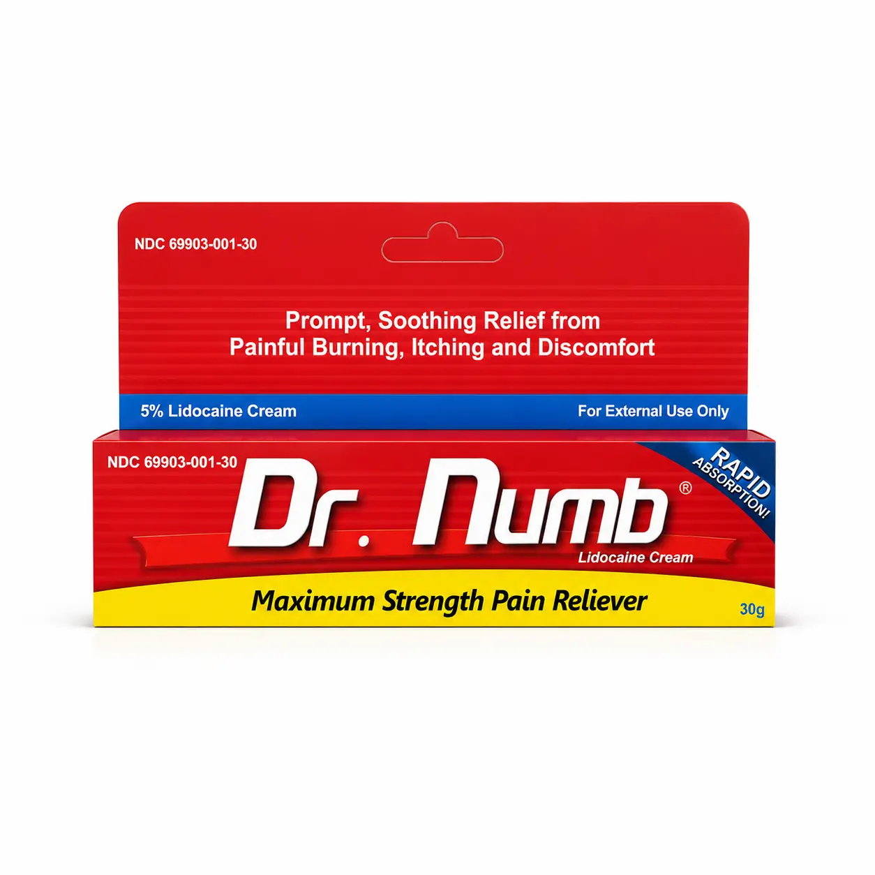 Tattoo Numbing Cream XL - DR. NUMB 5% - Pain Free Tattoos - 3x The Size & 3x The Numbing Power - Extra Large Tube