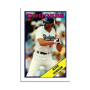 Custom Kirk Gibson Sport Card Sign