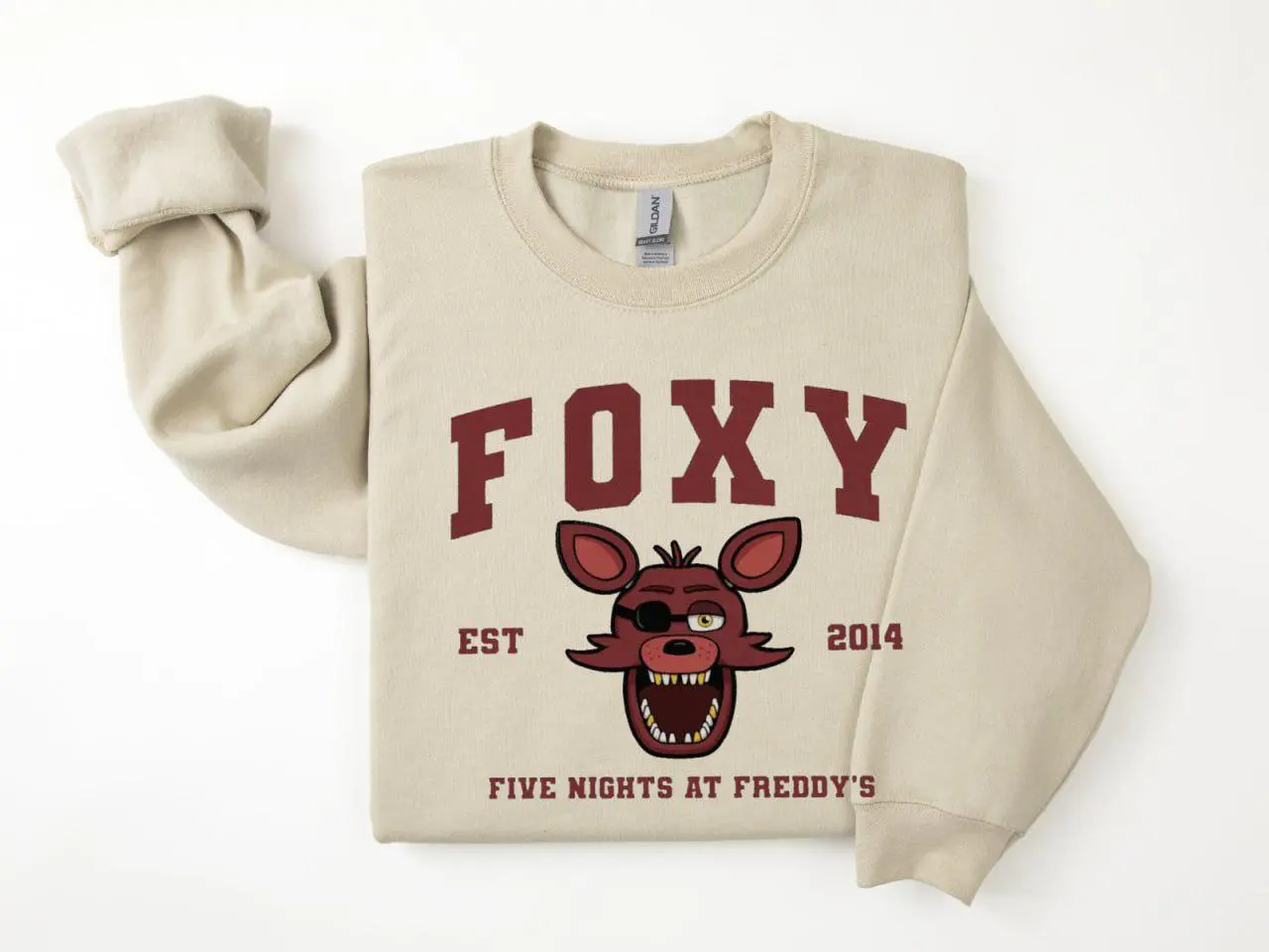 Foxy + Est.2014 Shirt/Sweatshirt/Hoodie, Five Nights at Freddy's Shirt, Villain Five Nights at Freddys Vintage Halloween 2025 Shirt, Horror Nights, Retro Horror Nights