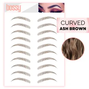 | Curved | Temporary Eyebrow Tattoos by Bossy Studio & Co