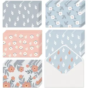 Blank Cards with Envelopes Occasion 30Blank Note Cards with Envelopes  Stickers| 4" x 6" Blank Greeting Cards Stationary Cards set| Assortment Colored Stationary Plain Greeting Cards.