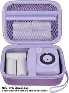 Kids Instant Print Camera Case (Case Only) for Dylanto/for ESOXOFFORE/for VTech KidiZoom PrintCam/Creator Cam/for Goopow/for GKTZ/for FUNKAM/for Agoigo Waterproof Digital Video Toddler Cameras Camera Accessories