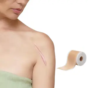 Silicone Scar Sheets(1.8” x 157”Inch- 4M), Scar Tape, Scar Strips, Medical Grade, Scar Remover, C-Section, Surgery, Keloid, Tummy Tuck, Scar Patch.
