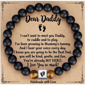 First Time Dad Gifts, New Father to be Gifts, New Dad Gifts for Men, Dad to be Bracelet Birthday for New Dad ,Perfect gift.