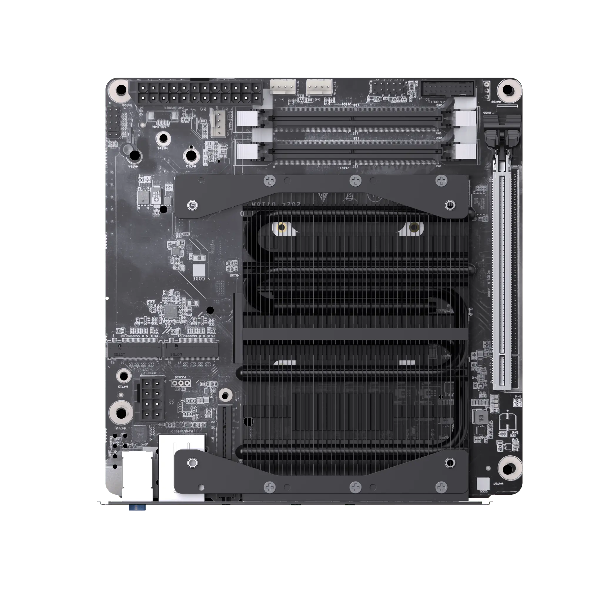 MINISFORUM Motherboard BD895i SE Mini ITX NAS Motherboard, AMD Ryzen 9 8945HX,16 C/32 T,PCIe 5.0 x16 Slot, Dual PCIe4.0 M.2 Support, DDR5,8K Triple Output(HDMI/DP/USB-C), RJ45 2.5G, USB 3.2