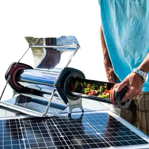 GoSun Fusion Portable Solar Oven Cooks Food Anytime Anywhere with Solar or 12V Electric Power Ideal for Outdoor Cooking