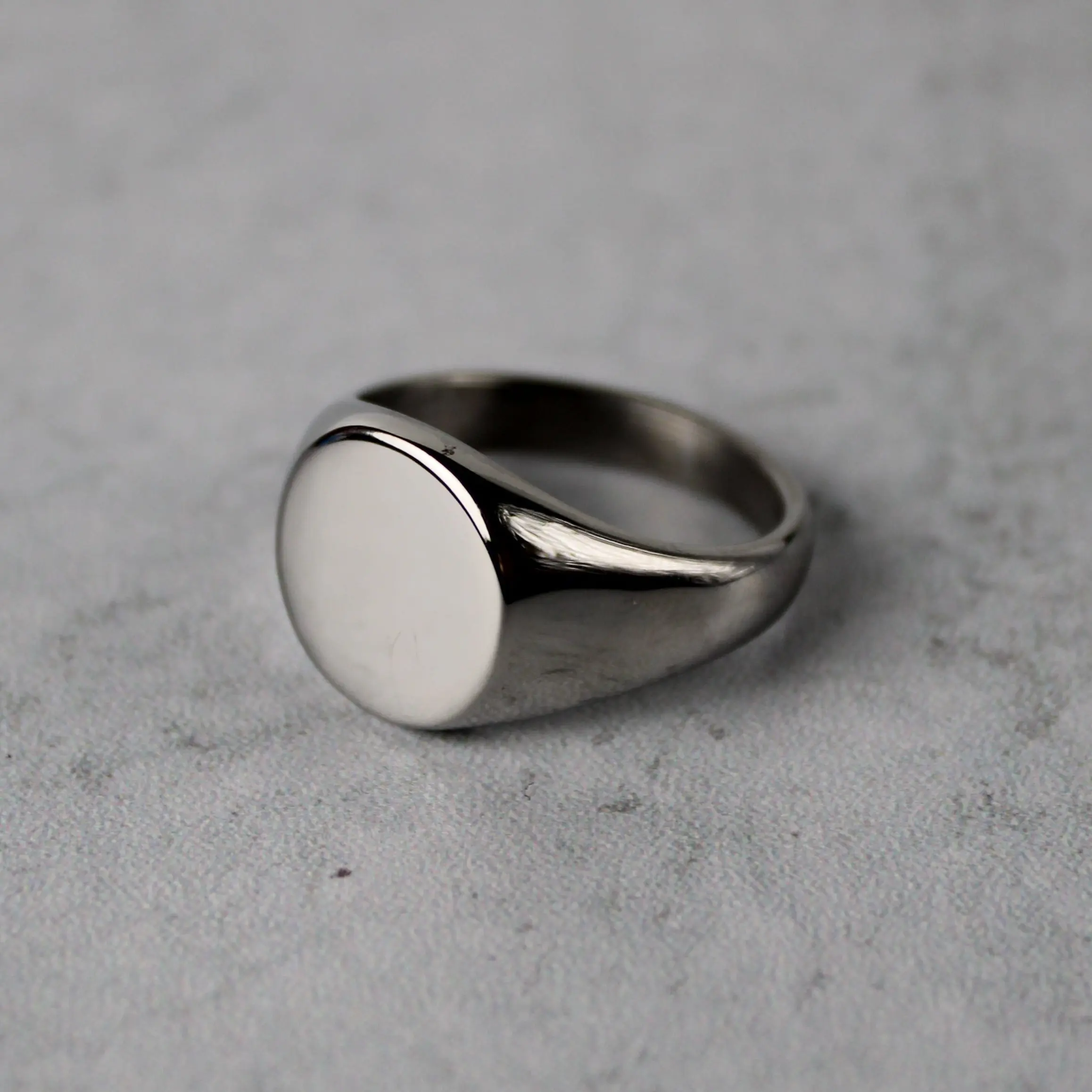 Silver Circle Signet Ring Silver Circle Signet Ring