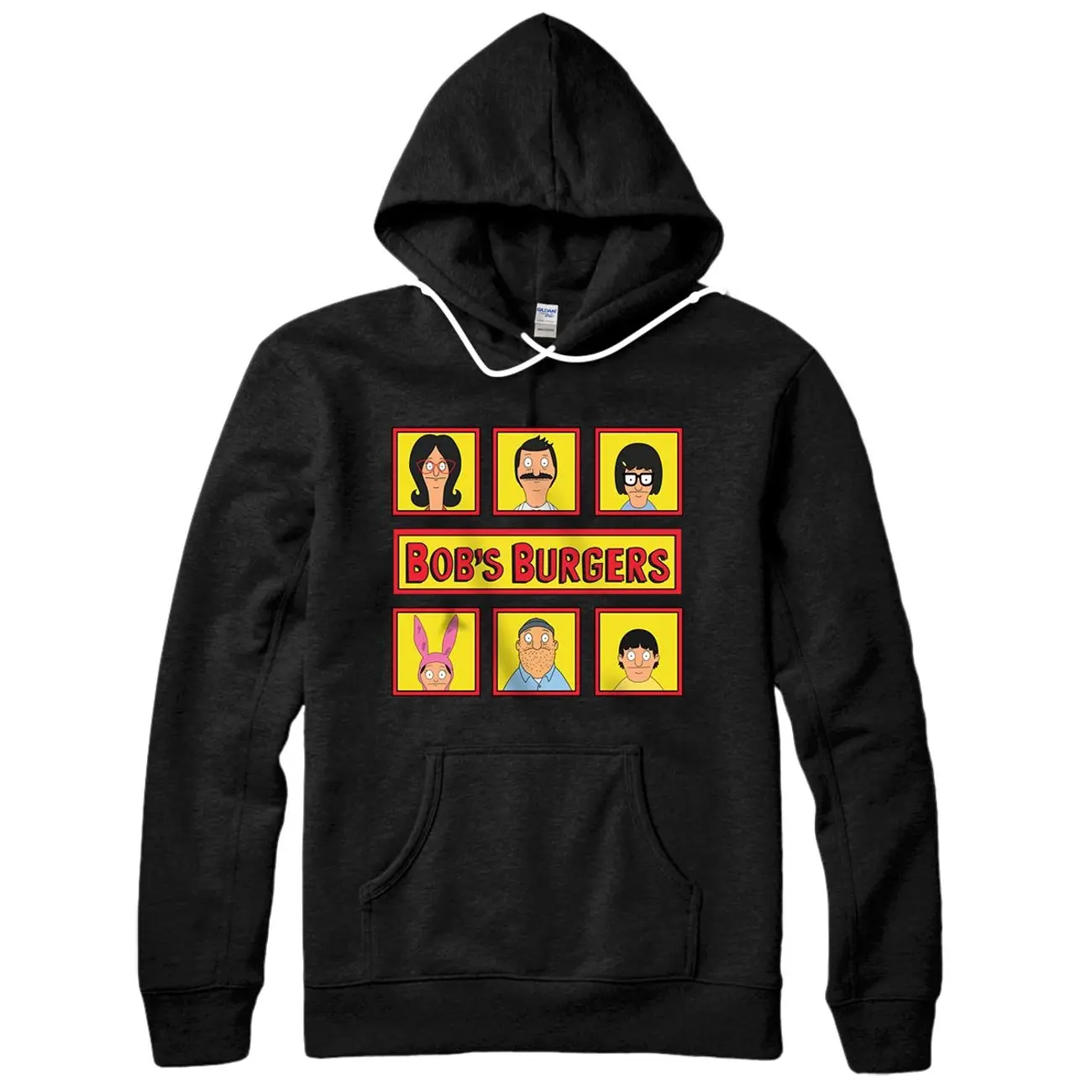 Bob's Burgers Belcher Squares Pullover Hoodie