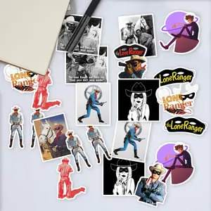 Stickers Pack 20 Pcs Lone Luggage Skateboard Ranger Colorful Bike Water Laptop Car Bumper Vinyl Bottle Aesthetic Guitar Waterproof