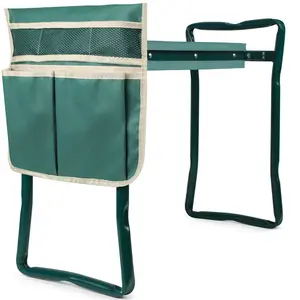 Garden Kneeler and Seat, Garden Bench for Kneeling and Sitting, Garden Stool and Kneeler with A Tool Pocket, Eva Soft Foam Pad for Kneeling and Seating, Gardening Gifts for Women Men Seniors Gardener
