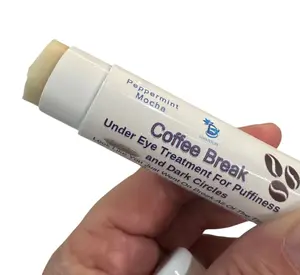 Diva Stuff Coffee Break Undereye Cooling Treatment for Dark Circles & Puffiness with Pure Coffee Oil Arnica Oil Vitamin K & Peppermint Mocha