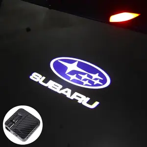 2Pcs Car Door Welcome Lights Courtesy Shadow Projector Lamps for Subaru Forester Tribeca Impreza BRZ Outback Legacy Accessories