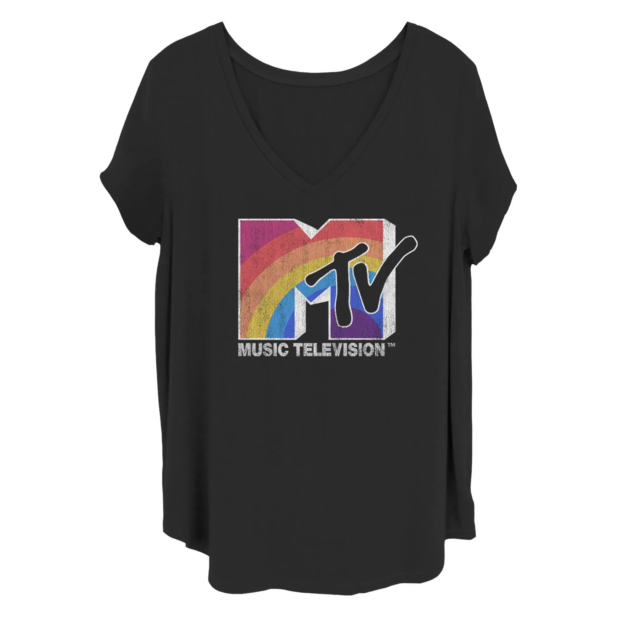 Women's MTV Rainbow MTV T-Shirt