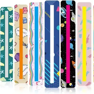 Mixed Color Reading Tracking Tool, 8 Counts/set Reading Tracker Tool, Guided Reading Tracking Tool, Visual Learning Tools, Office Stationery & Supplies, Teacher Supplies, School Supplies