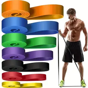 Latex Resistance Band Pull-Up Assist Band, High Elasticity Fitness Tpe Exercise Band, Home Workout Equipment for Strength Training, Workout Accessories, Workout Bands, Muscle Training Equipment
