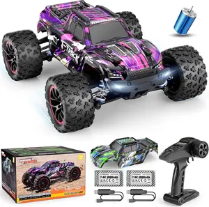 HAIBOXING 1/18 Scale Brushless RC Cars 18859A, 4WD Off-Road Fast Remote Control Trucks 48 KM/H Speed for Adults and Kids Boys, Truck Toys Gifts with Extra Shell and Battery 40+ min outdoor fun