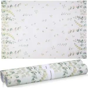 24 Sheets Scented Drawer Liners 15.7 x 22.8 Inch, Lavender Fragrant Non-Adhesive Drawer Paper with Floral Print, Rustic Style for Dresser Kitchen Cabinet Shelf Closet