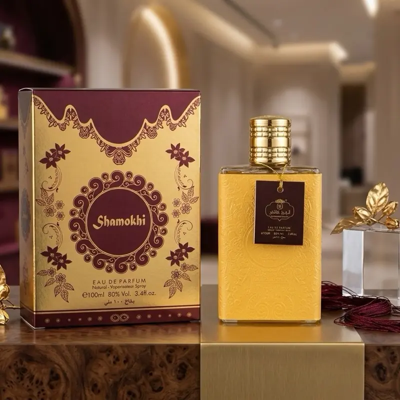 Shamokhi Eau de Parfum 100ml - 3.4 fl. oz. - Luxurious Golden Bottle with Elegant Packaging