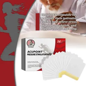 Eelhoe Natural Herbal Blood Sugar Control Acupoint Patches - 3 Counts (42 Pcs Total), 14 Pcs/Box Peel-and-Stick Pressure Stimulation, 24-Month Shelf Life, Healthy Glucose Level Support Personal Care Solution