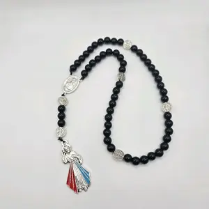 Divine Mercy Chaplet Stretchy Rosary Bracelet  (Homemade and Made-to-order)