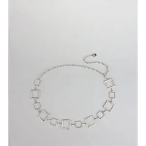 Modern Muse Geometric Chain Belt