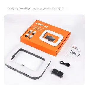 Three-Color Dimming Rabbit Cage Ring Light with Bluetooth