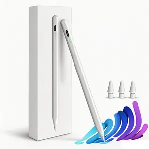 Penlike Stylus Pen for iPad 2026-2018 with Easy Shortcut Function, 13 Mins Fast Charge, Tilt Sensitivity & Palm Rejection, Pencil for iPad 11th (A16)/10/9/8/7/6 Gen, iPad Pro 11"/12.9"/M4/M5, iPad Air 3/4/5/M2/M3/M4, Mini 7/6/5, Switch