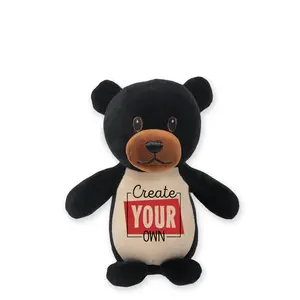 6" Create Your Own Black Bear Squishy