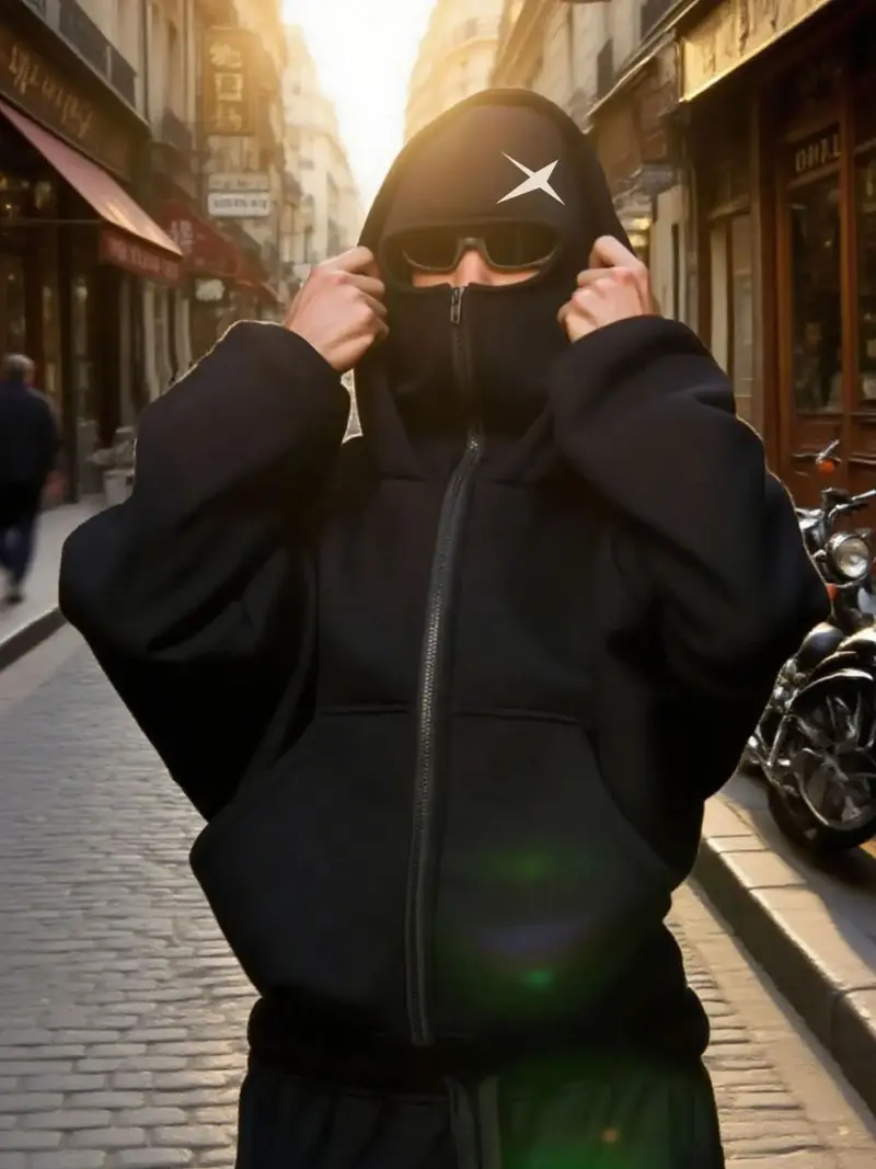 balaclava hoodie - TikTok Shop