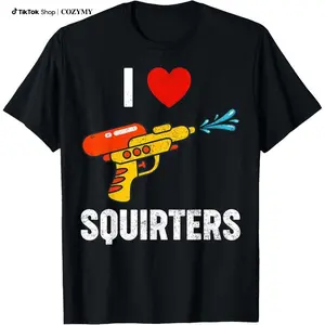 [Men's graphic tees] I Love Squirters Funny I Heart Squirters T-Shirt
