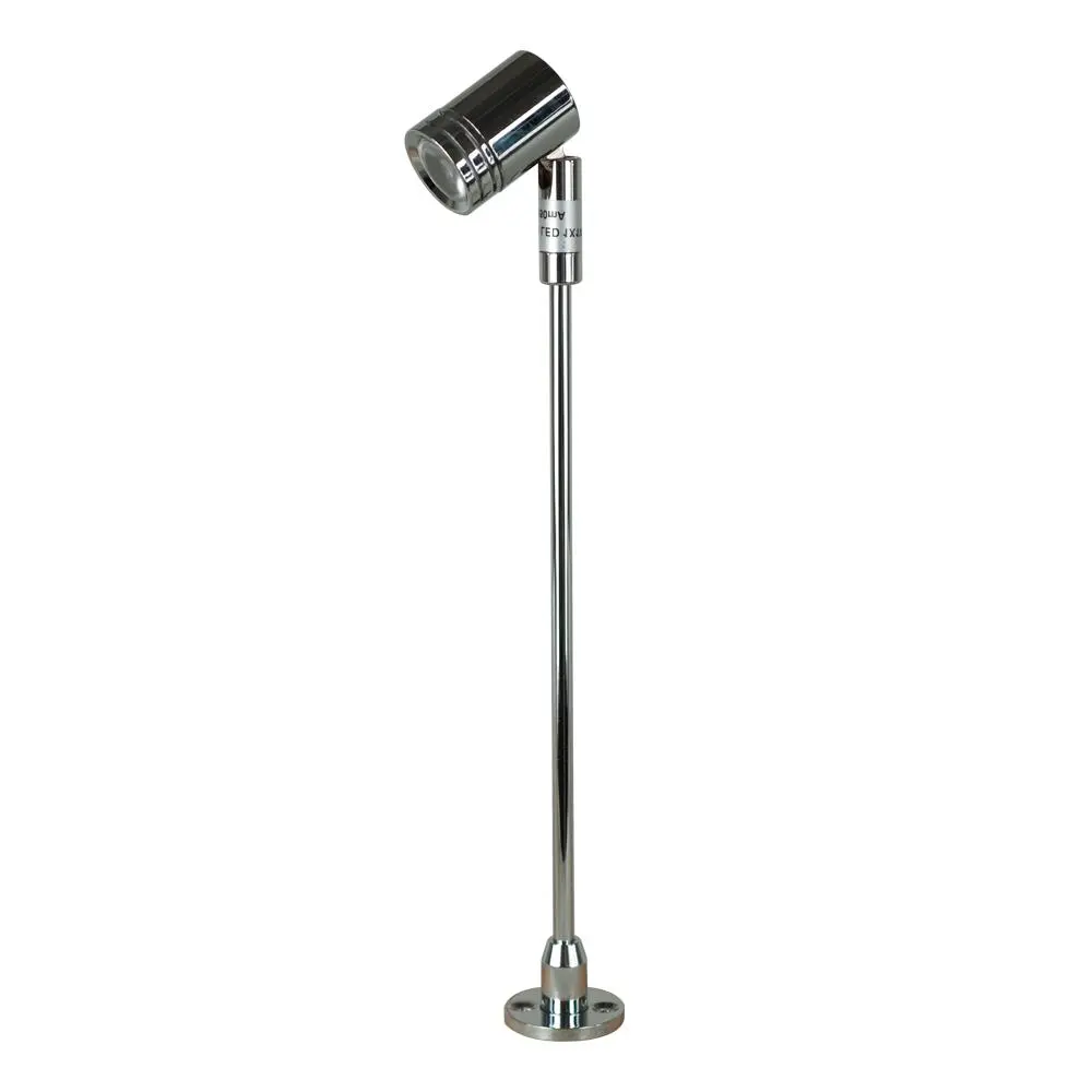 12 in. Spot Light with Base & Rod, Chrome