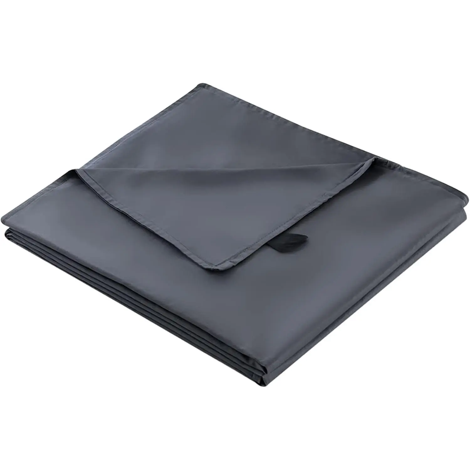 Duvet Cover for Weighted Blanket (Grey, 48'' x 72''), Breathable Soft Duvet Cover  Size Removable Cooling Comforter Cover for All Season