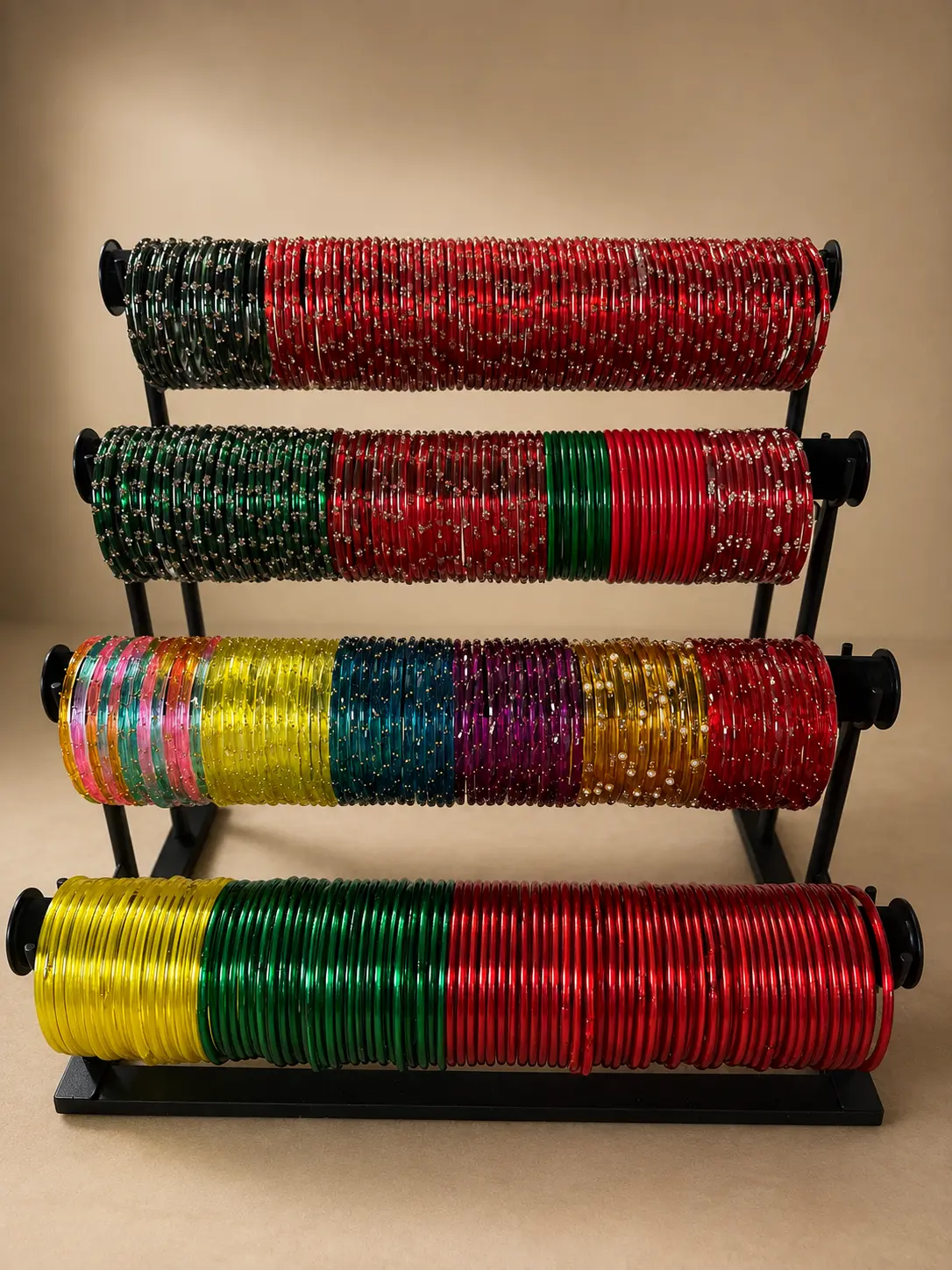 Glass Bangles- Quantity shown in the pics are for reference purpose only)