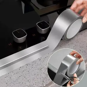 High-Temperature Resistant Aluminum Foil Tape, Kitchen Pipe Repair Sealing Tape, Waterproof Bond Seal, Insulation Leak-Proof Patch, 5m/20m, Leak Proof Design, Heat Insulation