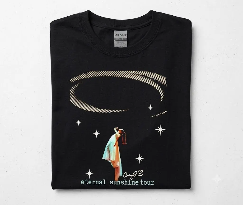 Ariana Eternal Sunshine Tour Shirt Unisex Pop Graphic Tee