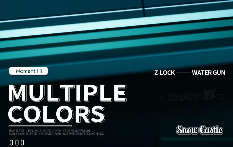 Flood Dragon 2026 New Automatic Electric Water Gun with Large Capacity Powerful Spray Super Long Shooting & Lighting Function USB Charging Cable Durable FlameSpray Toy Gift for Adults & Children