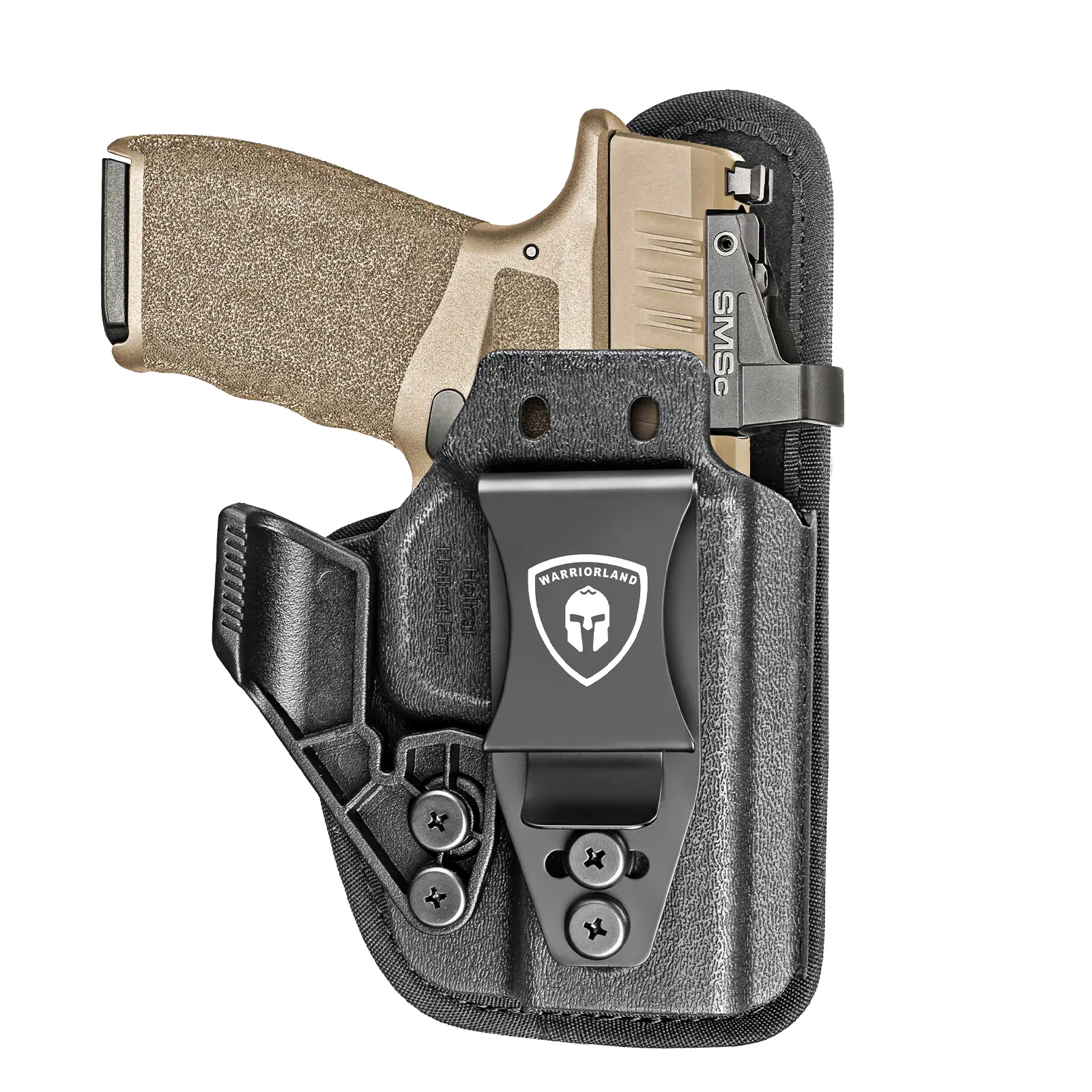 WARRIORLAND Adjustable Hybrid Holster fit Springfield Hellcat Pro & Hellcat, Optics Ready & Ultra Comfort,Right Hand DealsforYouDays, Competition