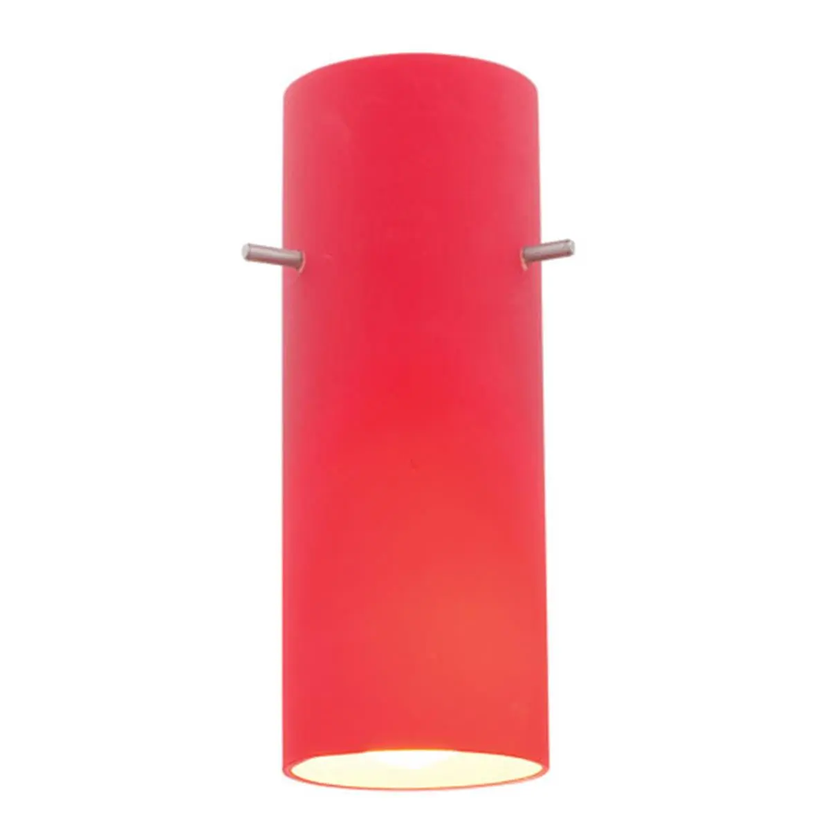 Access Lighting Inari Modern Red Silk Glass Replacement Shade, Decorative Cylindrical Design, 10" Length x 4" Diameter, Innovative, Round, Stylish And Innovative Design, Leisure