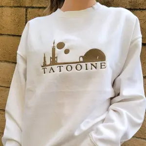Tatooine Embroidered Crewneck