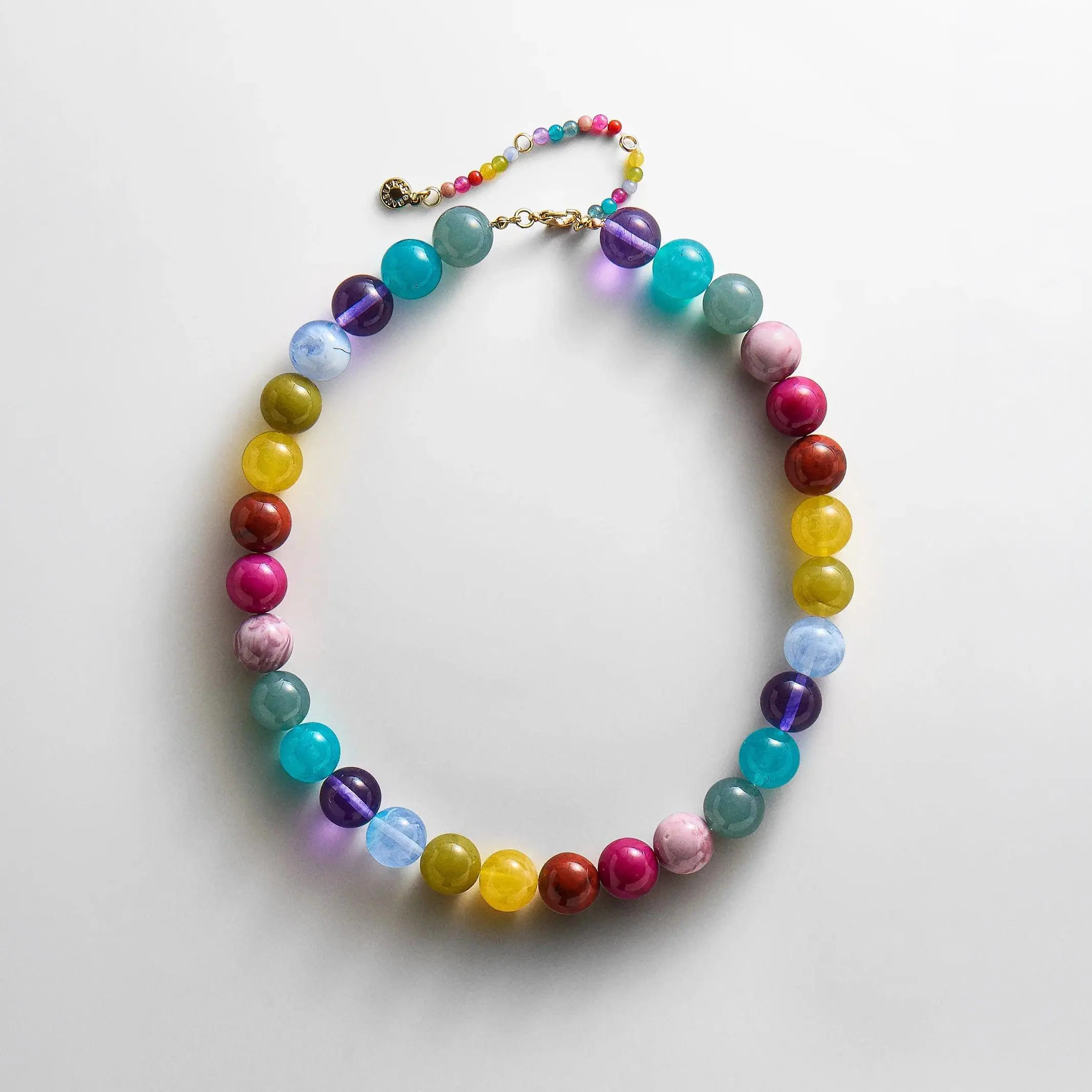 Mini Jane Decorative Elegant Beaded Jewelry Necklace - Multi-Bead Gift Necklace for Women, Decorative Necklace